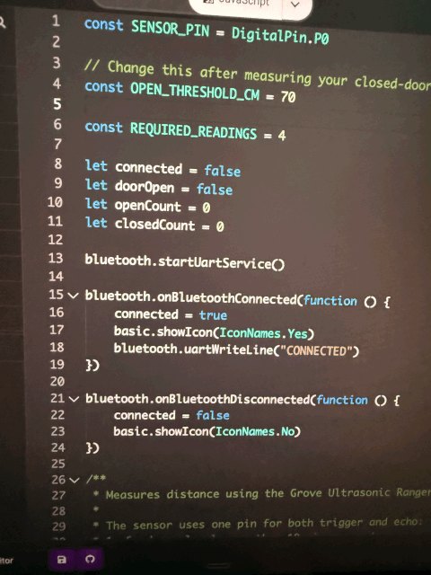 The detection firmware: threshold, required readings, Bluetooth UART.