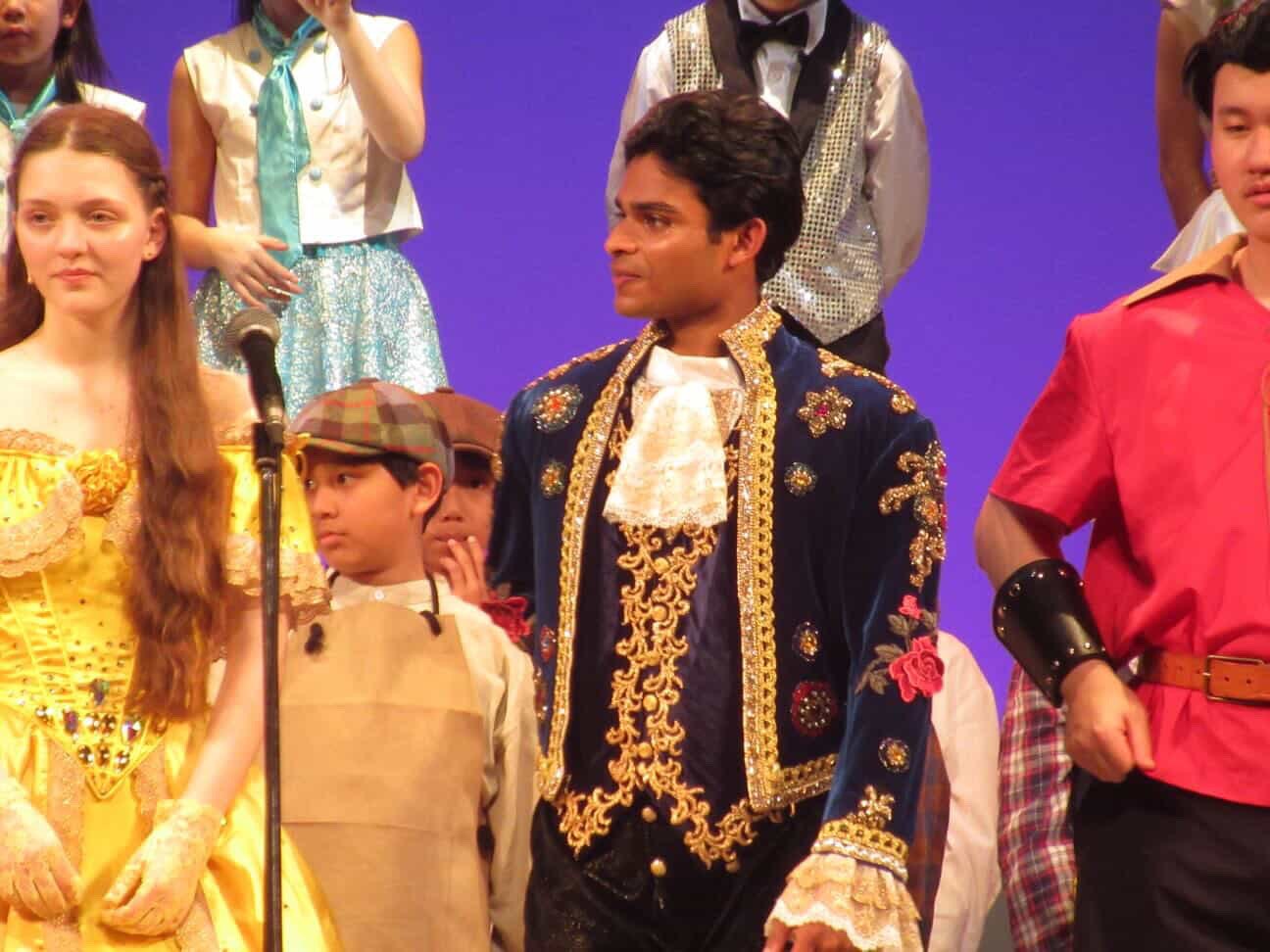KIST's Beauty and the Beast cast on stage